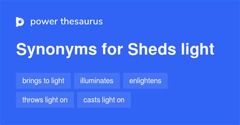 shed a light synonym|thesaurus sheds light.